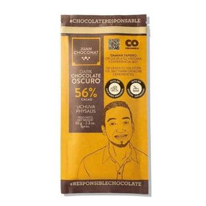 Chocolate Juan Choconat Barra 56 % Cacao Oscuro Con Uchuva X65g