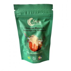 Grajea De Chocolate Blanco Sagu Con Maracuya Sina Zucar x 60g