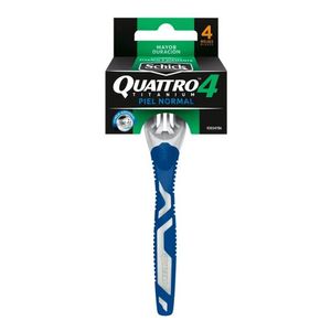 Maquina Schick Quattro 4 Normal x 1 und