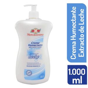 Crema Mercacentro Leche Humectante 1000 ml