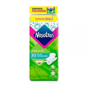 Toalla Nosotras Plus Canal Gel x 30 und Natural
