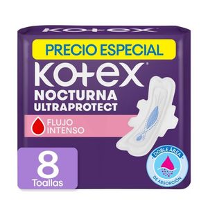 Toallas Higiénicas Kotex Nocturna Tela 8 und