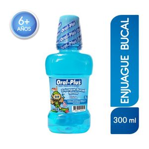 Enjuague Oral Plus 300 ml Chicle Niño