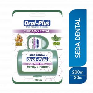 Seda Dental Oral Plus Menta + Fluor x 200 M Gratis 30 Mt