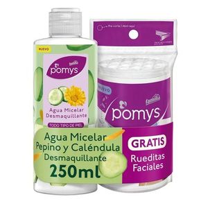 Agua Micelar Pomy´S Pepino Y Calendula x250 ml gts Rueditas