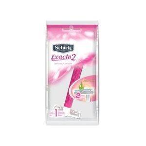 Maquina Shick Exacta Piel Delicada Azul-Rosado-Blanco x 1 und