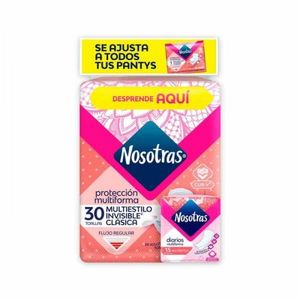 Toalla Nosotras Invisible Clasica Oferta Multiestilo x 30 und