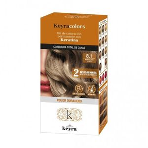 Tinte Keyra Colors Kit # 8.1 Rubio Claro Ceniza