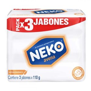Jabón Neko Avena 3 und x 110 g