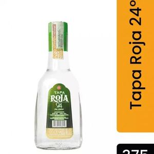 Aguardiente Tapa Roja 24° x 375 ml Sin Azucar