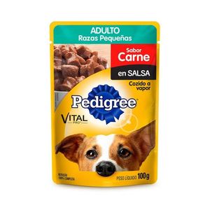 Pedigree Pouch Adulto x 100 g Carne Raza Pequeña