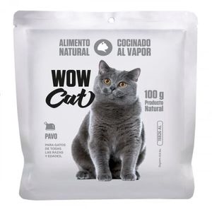 Wow Cat Alimento Cocinado Dieta Pavo x 100 g