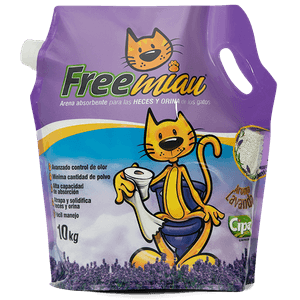 Arena Freemiau Lavanda Gatos x 10 Kg