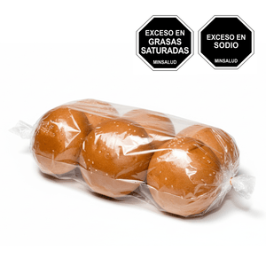 Pan Mercacentro Hamburguesa x 6 und