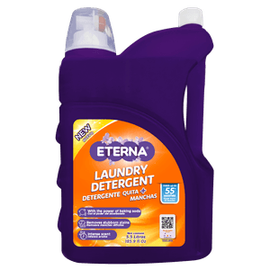 Detergente Líquido Eterna BiCarbónato Quita+manchas x 5.5 Litros