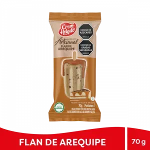 Helado Artesanal Crem Helado Flan Arequipe x 70 g