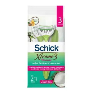 Maquina Schick Xtreme3 Beauty Mujer x 2 und