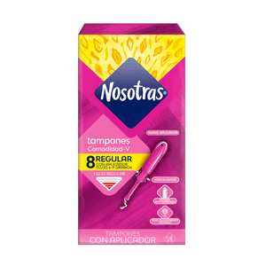 Tampon Nosotras Aplicador Regular x 8 Unidades