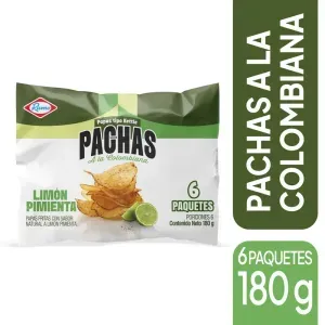 Pachas Ramo 6 und x 30 g c/u Limón Pimienta x 180 g