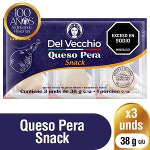 Queso Pera Del Vecchio 3 und x 38 g c/u