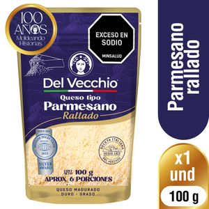 Queso Parmesano Del Vecchio Rallado x 100 g