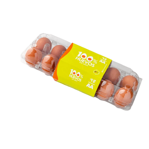 Huevo Tipo AAA 100% Huevos Pet x 12 und