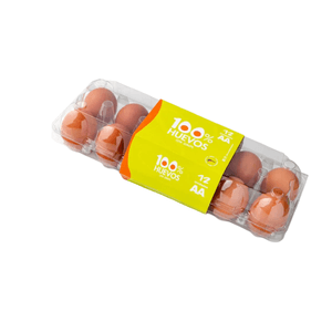 Huevo Tipo AA 100% Huevos Pet x 12 und