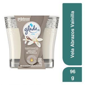 Ambientador Glade Candle Abrazos Vainilla 96 g