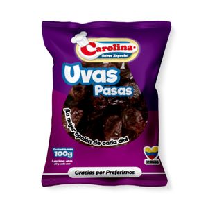 Uvas Pasas Carolina x 100 g