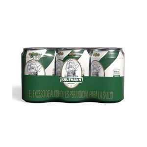 Cerveza Kaufmann Lata 6 und x 310 ml c/u