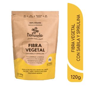 Fibra Vegetal Naturela Sabila y Spirulina 120 g