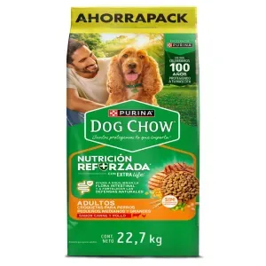 Dog Chow Adulto Todos Los Tamanos Nutricion Forzada x 22700 g