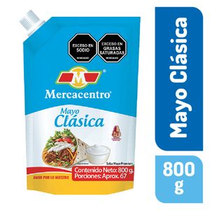 Mayo Clásica Mercacentro Doypack 800 g