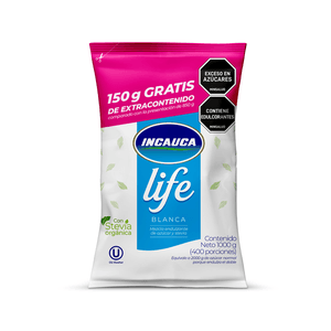 Azúcar Incauca Extracontenido Life Blanca 1000 g