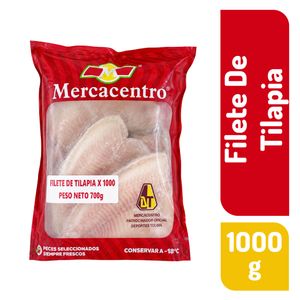 Filete De Tilapia Mercacentro x 1000 g