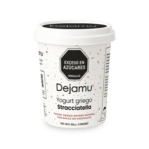 Yogurt Griego Dejamu Entero Stracciatella Chocolate 450 g