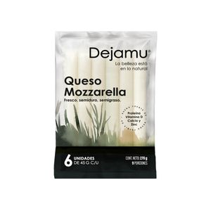 Queso Dejamu Mozarella 6 Und x 45 g c/u