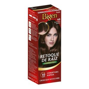 Tinte Bigen Retoque Raiz 40 Castano Medio x 125 g