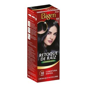 Tinte Bigen Retoque De Raiz 10 Negro Natural x 125 g