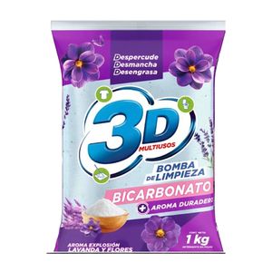Detergente 3d Multiusos Lavanda x 1000 g