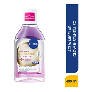 Agua Micelar Nivea Luminous x 400 ml