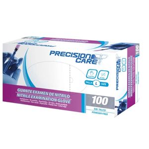 Guantes De Nitrilo Precision Care Talla L x 100 und