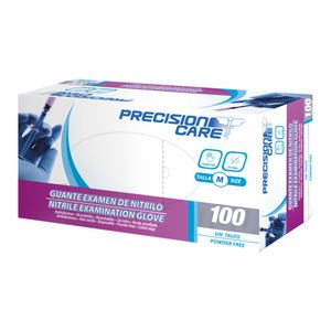 Guantes De Nitrilo Precision Care Talla M x 100 und