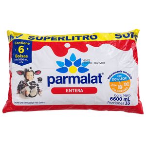 Leche Parmalat Larga Vida Entera 6 und x 1100 ml c/u